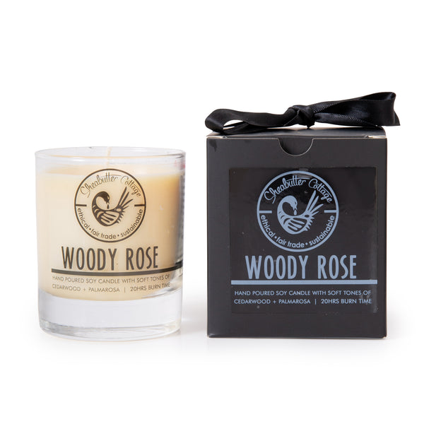 Candle : Woody Rose