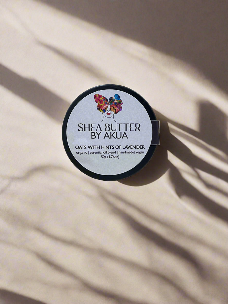 Organic shea butter with oats & lavender