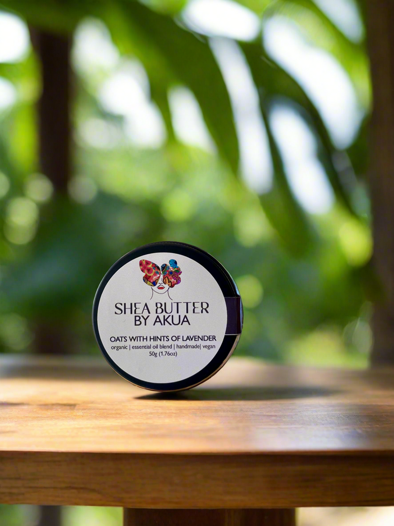 Organic shea butter with oats & lavender