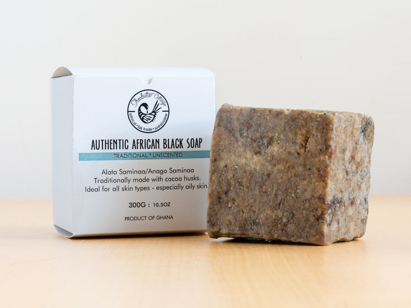 Authentic African black soap