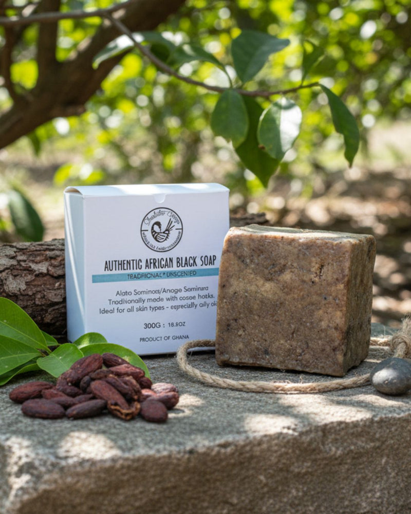 Authentic African Black Soap 300g | Traditional Ghanaian Skincare ...