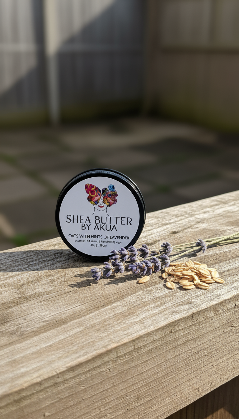 Creamy pure shea with oats and lavender 