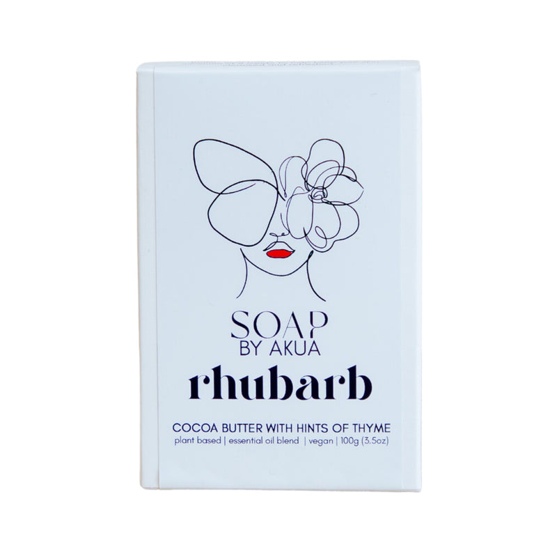 Rhubarb soap