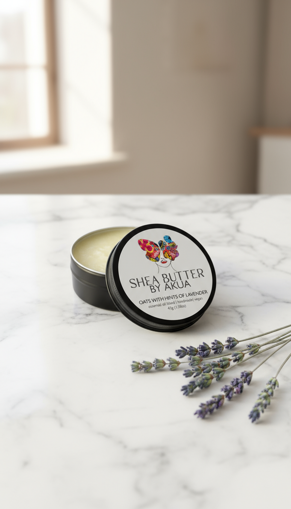 Creamy pure shea with oats and lavender 