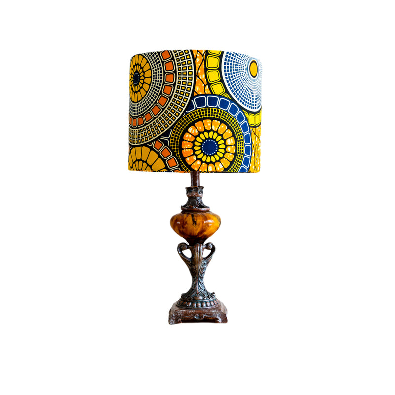Made to order Ollie African Print Drum Lampshade