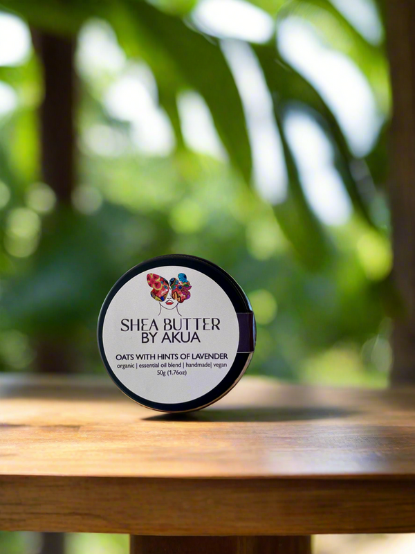 Soften and soothe skin with this creamy shea blend. Infused with calming lavender and oats. Handmade for sensitive, dry skin.