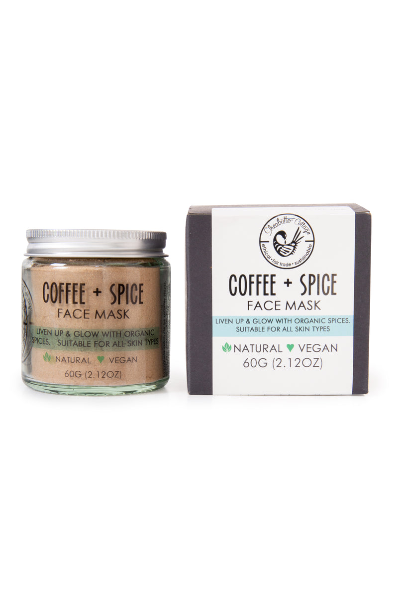 Face mask :  coffee + spice