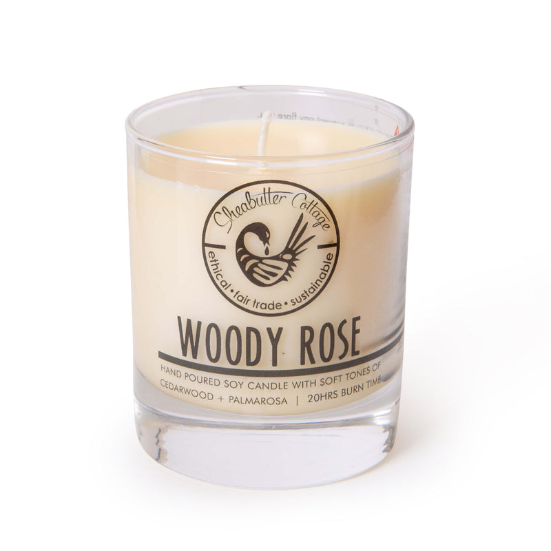 Candle : Woody Rose